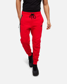 Calça Nike Tech Fleece - Vermelho e Preto