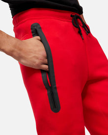 Calça Nike Tech Fleece - Vermelho e Preto