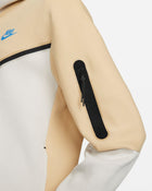 Jaqueta com capuz Nike Tech Fleece - Bege, Branco e Azul