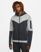 Jaqueta com capuz Nike Tech Fleece - Cinza e Verde