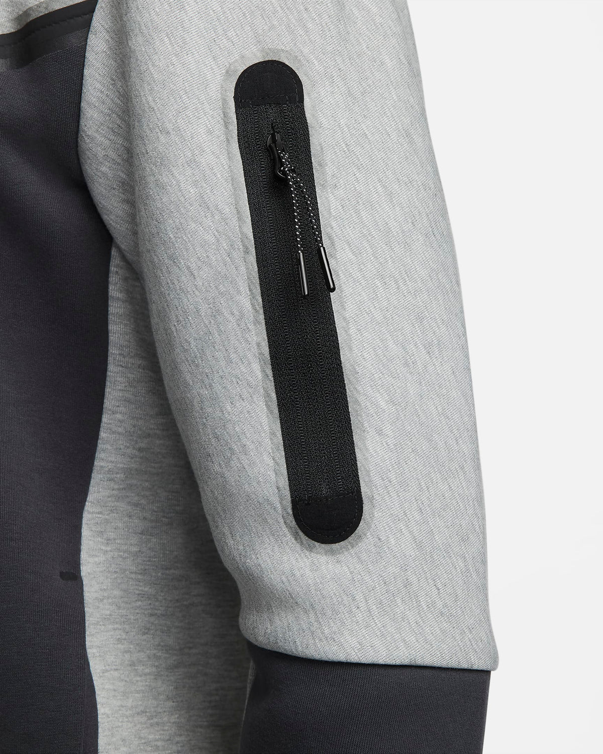 Jaqueta com capuz Nike Tech Fleece - Cinza e Verde