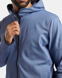 Moletom com capuz Nike Tech Fleece Lightweight - Azul e Preto