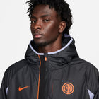 Jaqueta corta-vento Inter Milan - Preto, Branco e Laranja