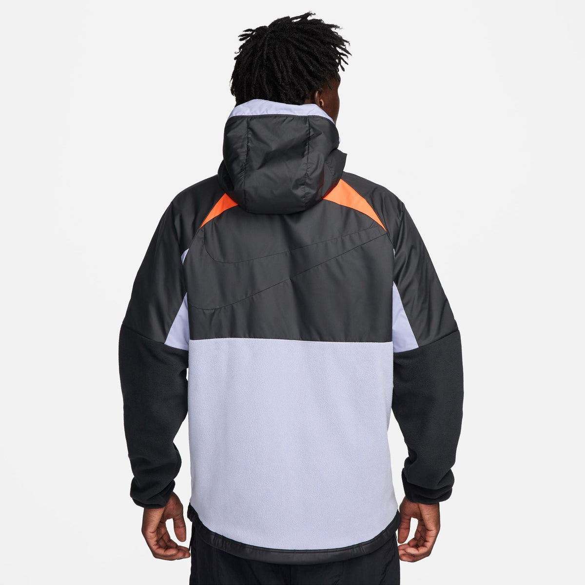 Jaqueta corta-vento Inter Milan - Preto, Branco e Laranja