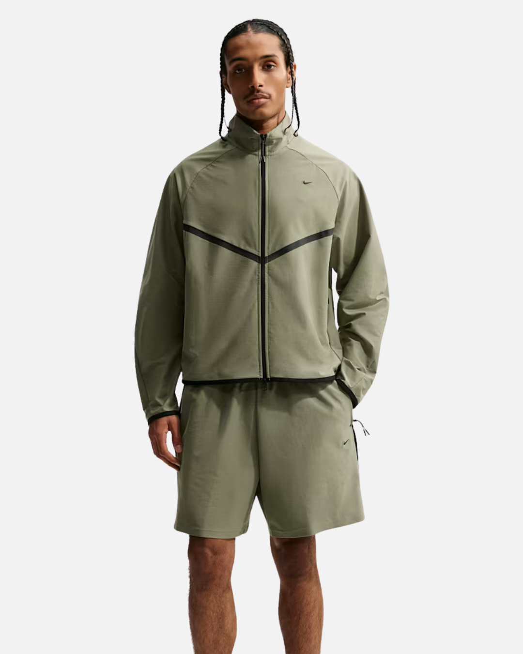 Jaqueta Nike Tech Shori-Knit - Cáqui
