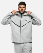 Jaqueta Nike Tech Fleece Windrunner - Cinza e Preto