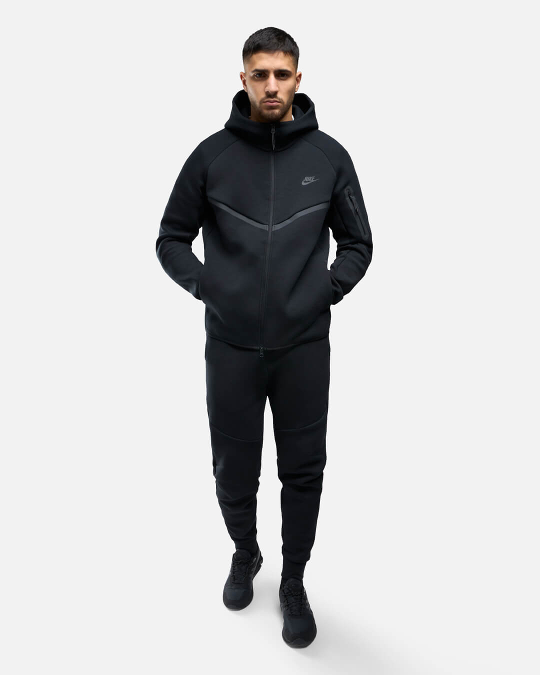 Jaqueta Nike Tech Fleece Windrunner - Preto