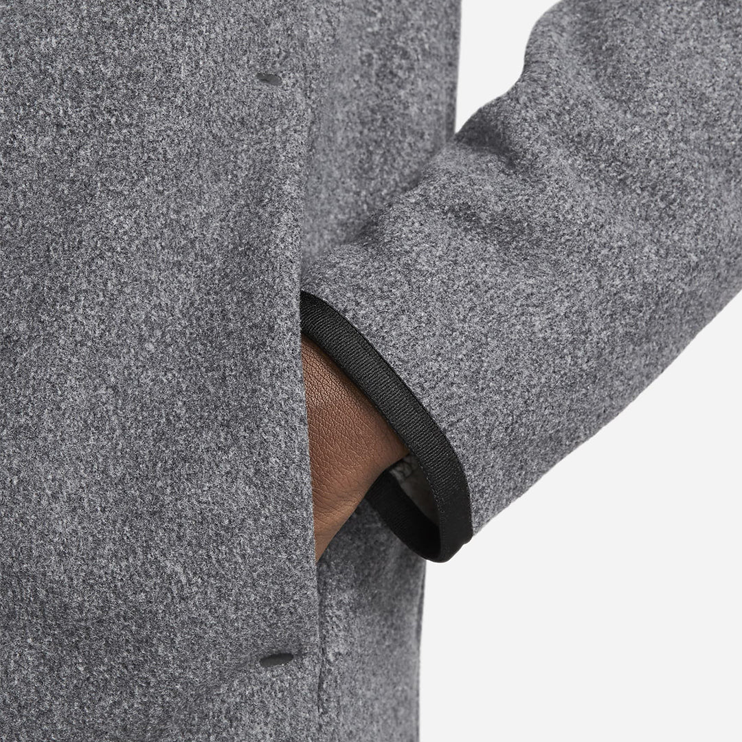 Jaqueta Nike Sportswear Tech Fleece - Cinza e Preto