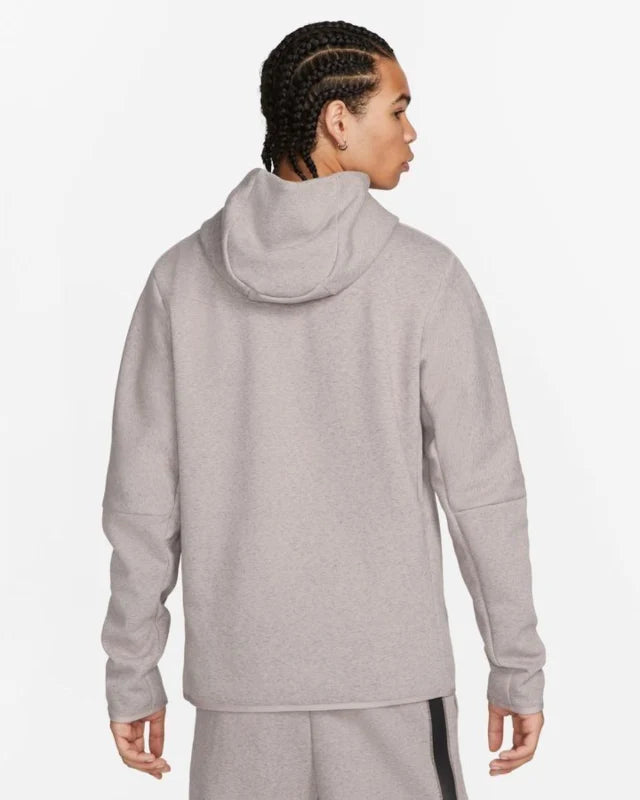 Jaqueta Tottenham Tech Fleece - Marrom-acinzentado