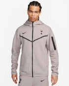 Jaqueta Tottenham Tech Fleece - Marrom-acinzentado