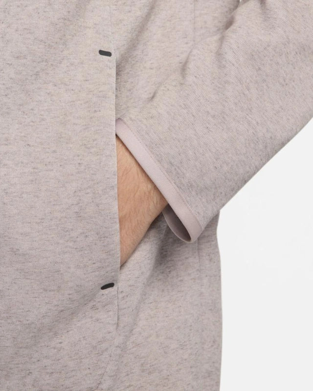 Jaqueta Tottenham Tech Fleece - Marrom-acinzentado